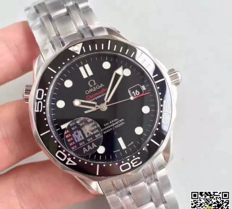 Omega Seamaster Diver 212.30.41.20.01.003 MKS Factory 1:1 Best Edition Replica Watch Swiss ETA2824 black dial